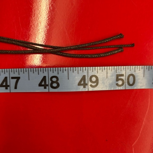 Vintage turquoise tie belt, 50" long - Picture 8 of 8